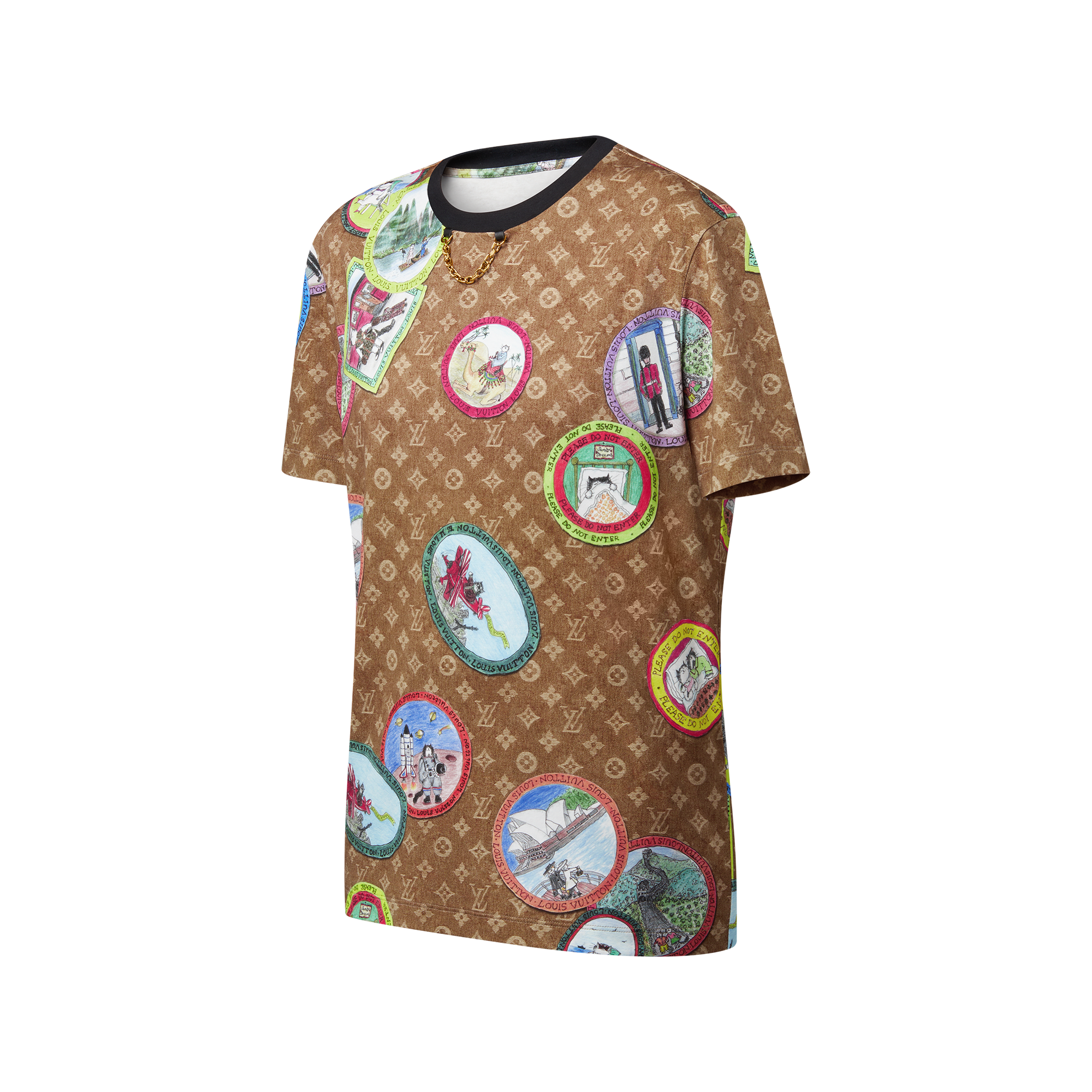 Monogram Cat Stamp T-Shirt - Women - Ready-to-Wear | LOUIS VUITTON ®